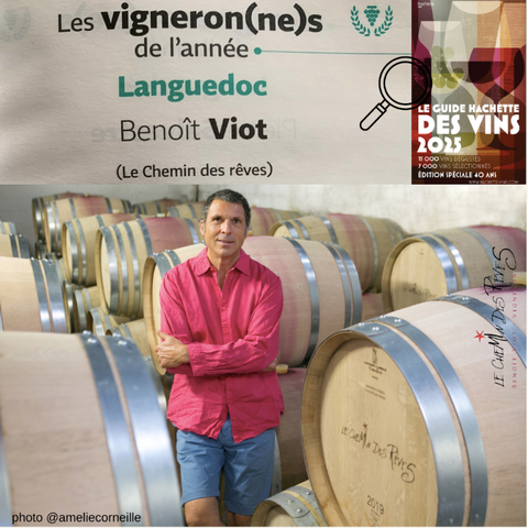 Benoît Viot (Domaine Le chemin des Rêves) élu meilleur vigneron de l'année 2025