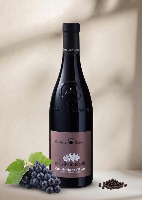 Côtes du Rhone Village  - Camille Cayran BIO - le Chêne noir