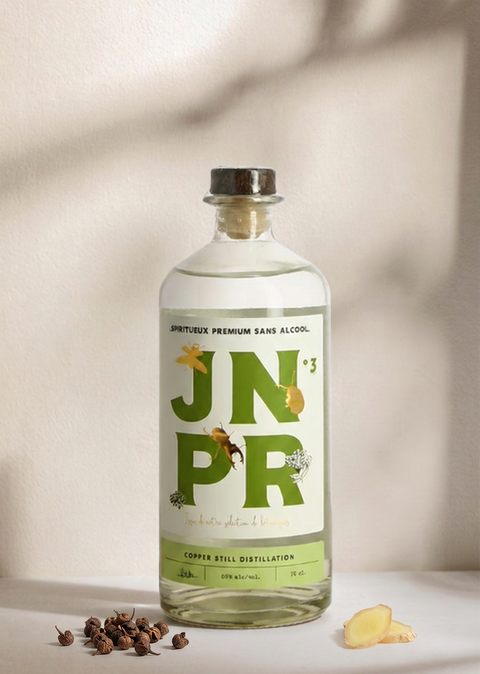 JNPR N°3 Verveine et Baies de Genièvre - Spiritueux sans alcool et sans sucre