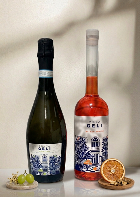 Coffret Spritz Donna Geli: Prosecco & Bitter Artisanal