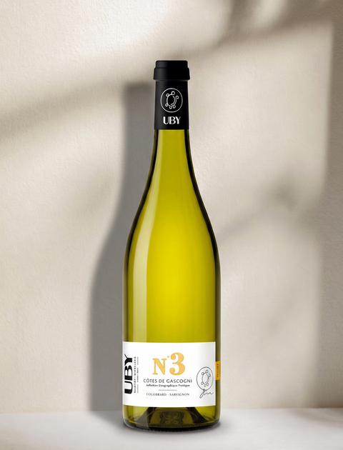 UBY N°3 Colombard Sauvignon vin blanc Côte de Gascogne