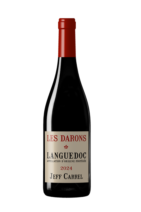 Bouteille Les Darons by Jeff Carrel, AOP Languedoc rouge