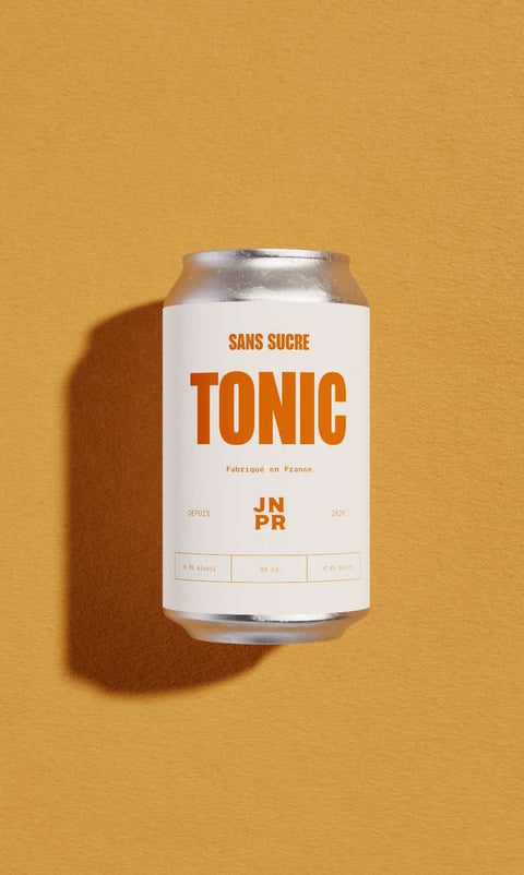Tonic JNPR sans sucre ni édulcorant en canette