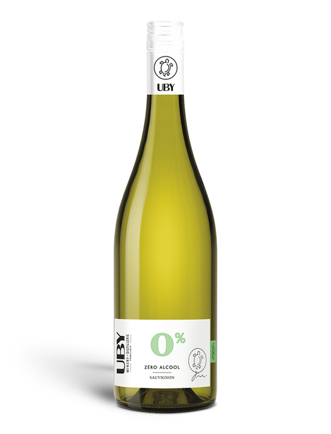 Bouteille UBY Zéro alcool Sauvignon blanc sans alcool